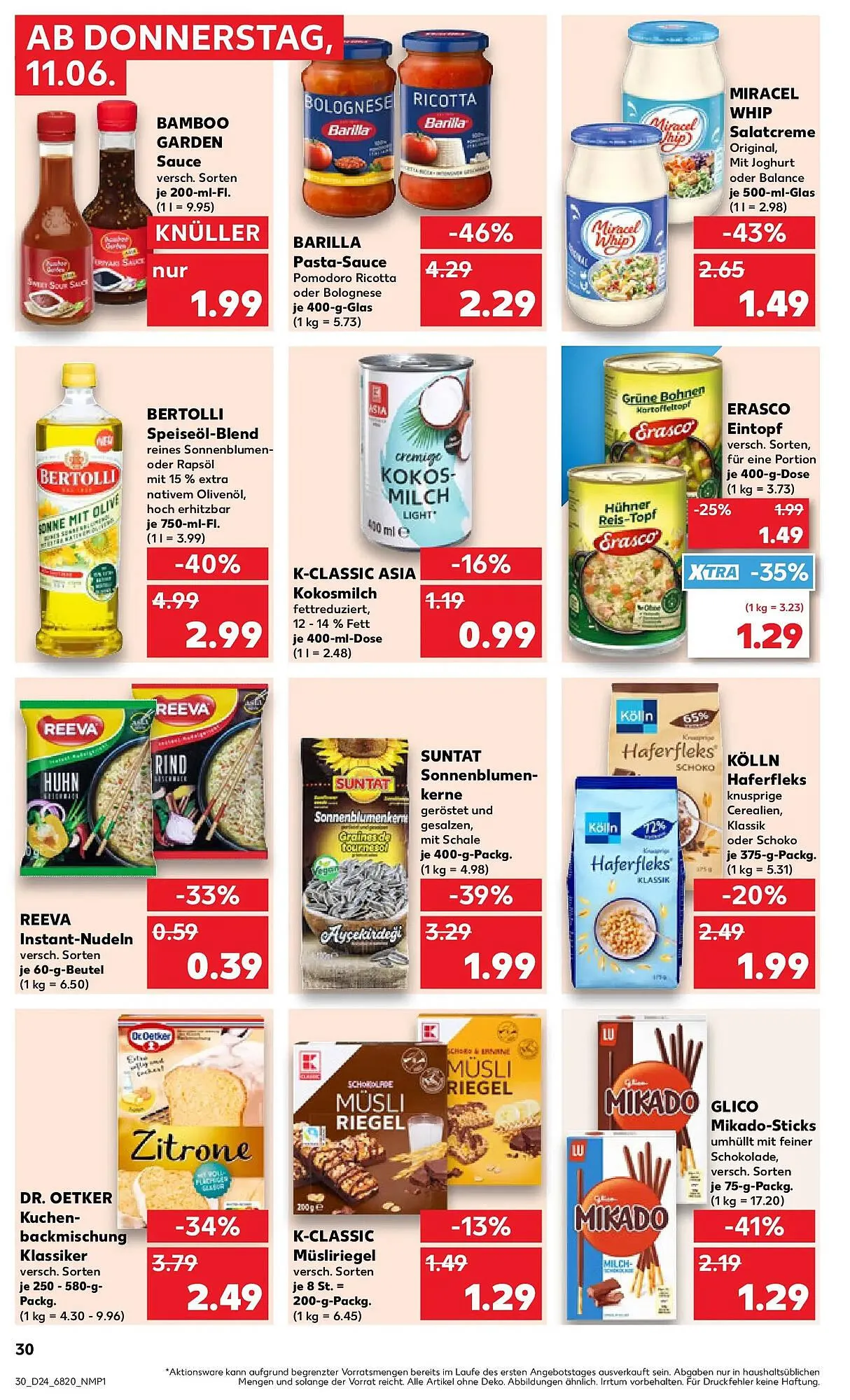 Kaufland Prospekt von 11. Juni bis 17. Juni 2026 - Prospekt seite 30
