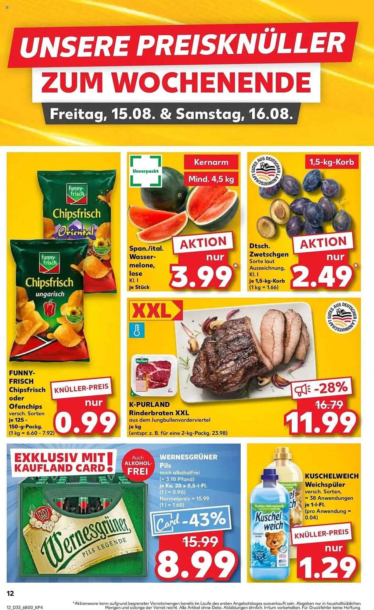 Kaufland Prospekt von 14. August bis 20. August 2025 - Prospekt seite 12