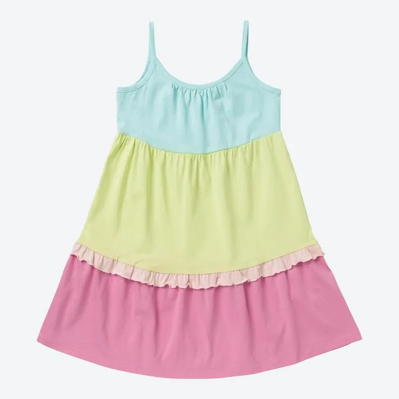 Kinder-Mädchen-Kleid aus Baumwolle