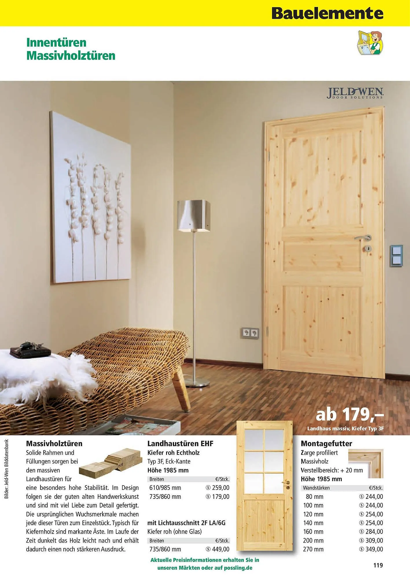 Holz Possling Prospekt von 31. März bis 30. Juni 2025 - Prospekt seite 119