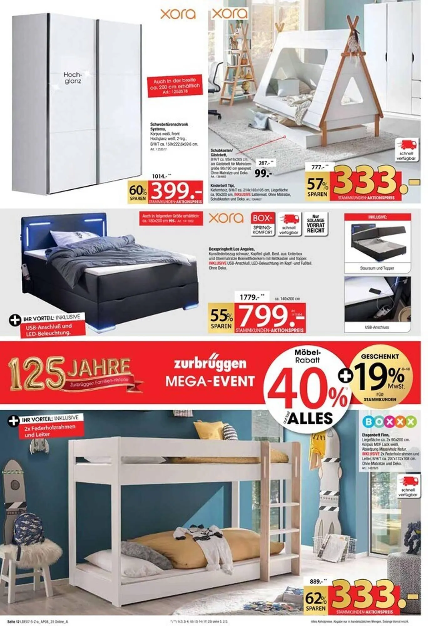 Zurbrüggen Prospekt von 19. Juli bis 2. August 2025 - Prospekt seite 14