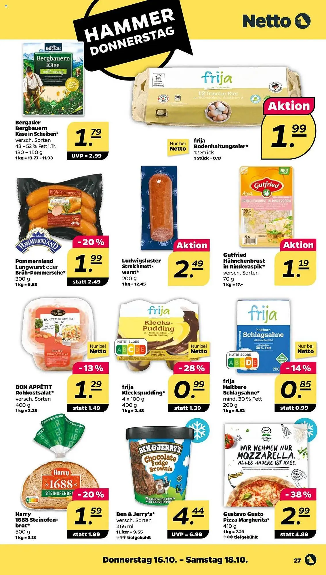 NETTO Prospekt von 13. Oktober bis 18. Oktober 2025 - Prospekt seite 27