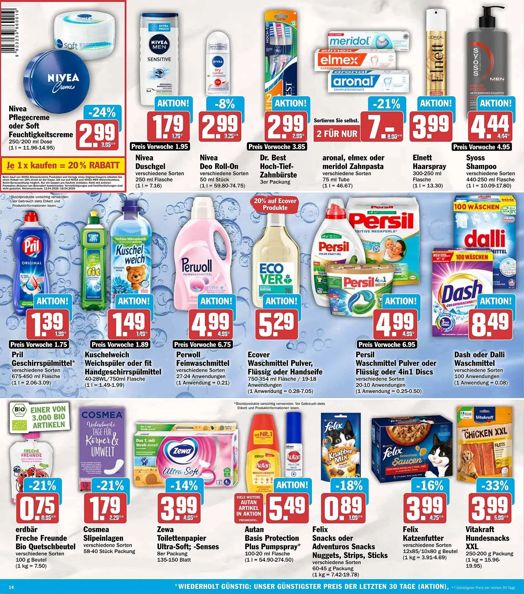 HIT Prospekt von 13. April bis 18. April 2026 - Prospekt seite 14