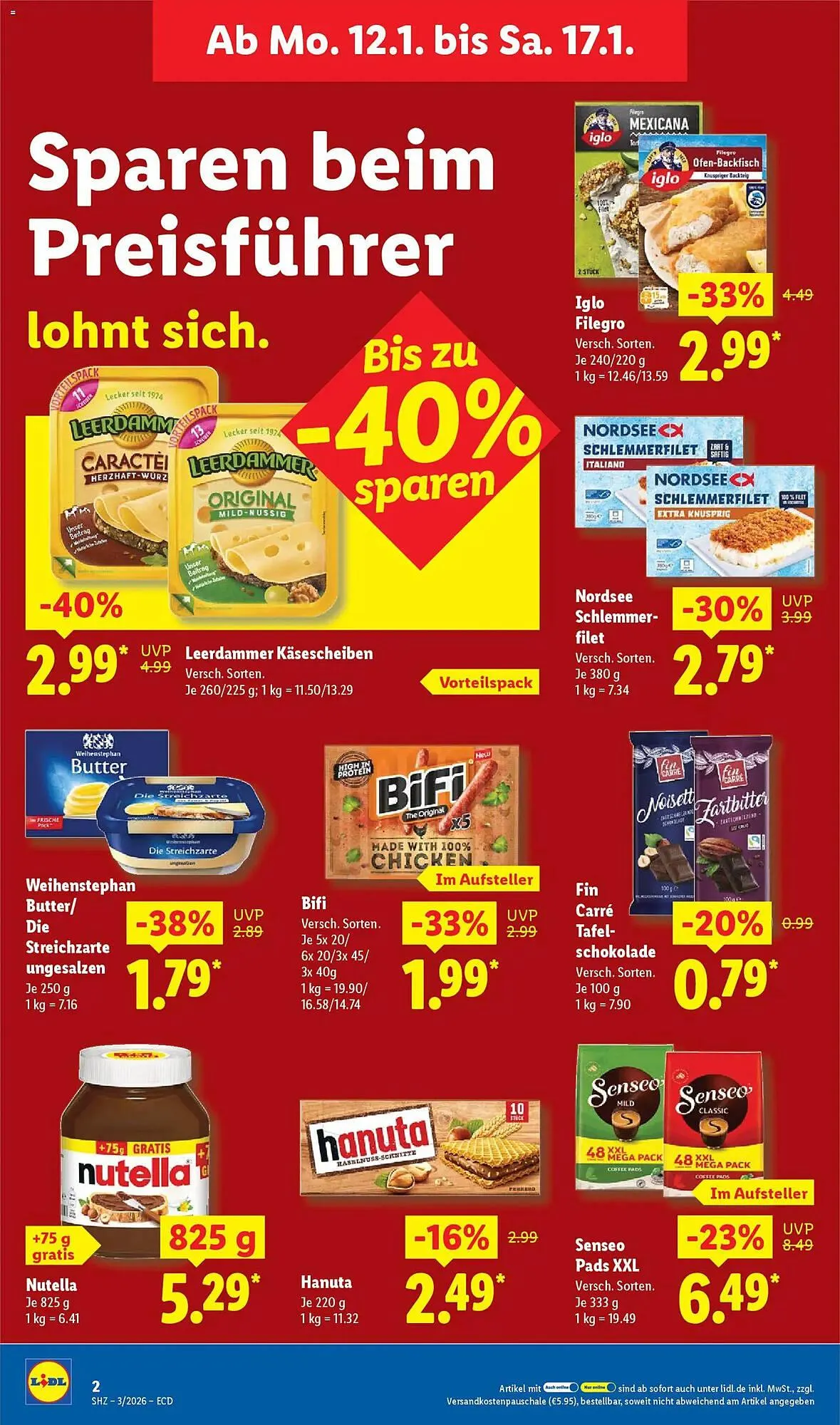Lidl Prospekt von 12. Januar bis 17. Januar 2026 - Prospekt seite 2