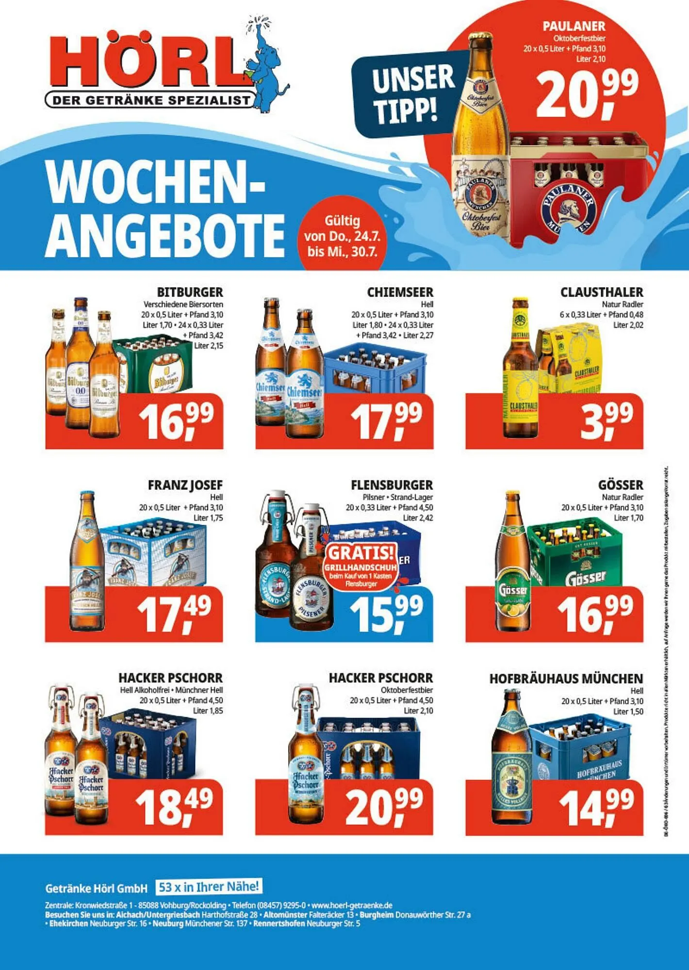 Hörl Getränke Prospekt - 1