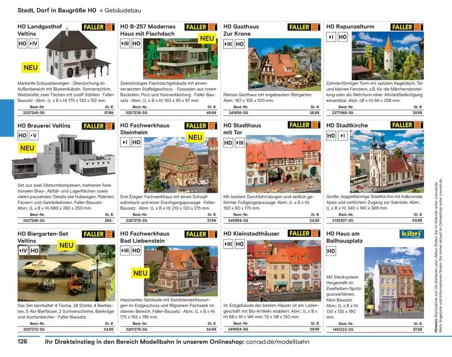 Modellbahn Katalog von 29. Oktober bis 31. Dezember 2025 - Prospekt seite 128