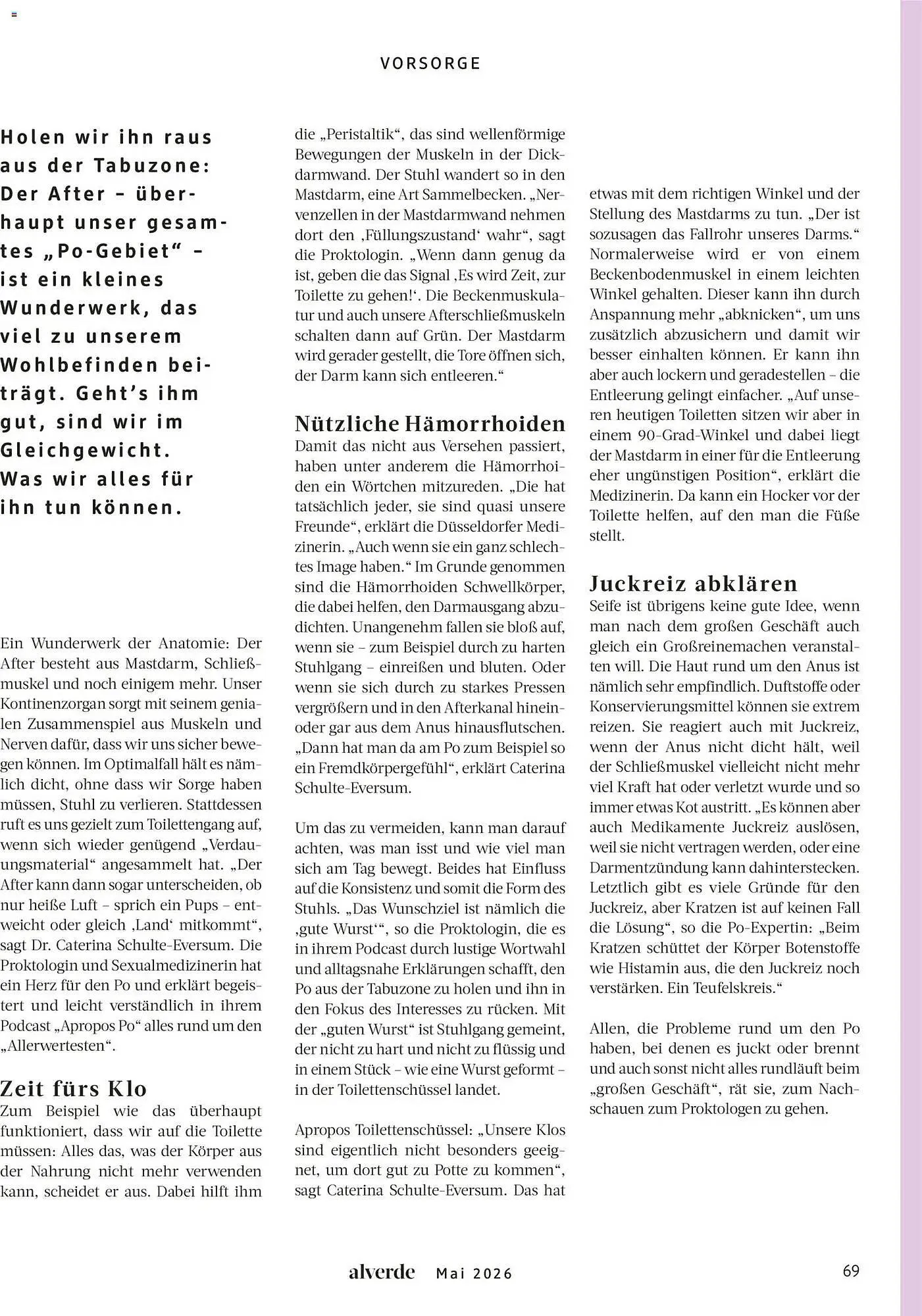 Dm drogerie Magazin von 1. Mai bis 31. Mai 2026 - Prospekt seite 69