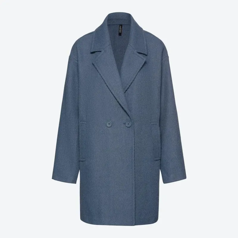 Damen-Langjacke in Twill-Optik