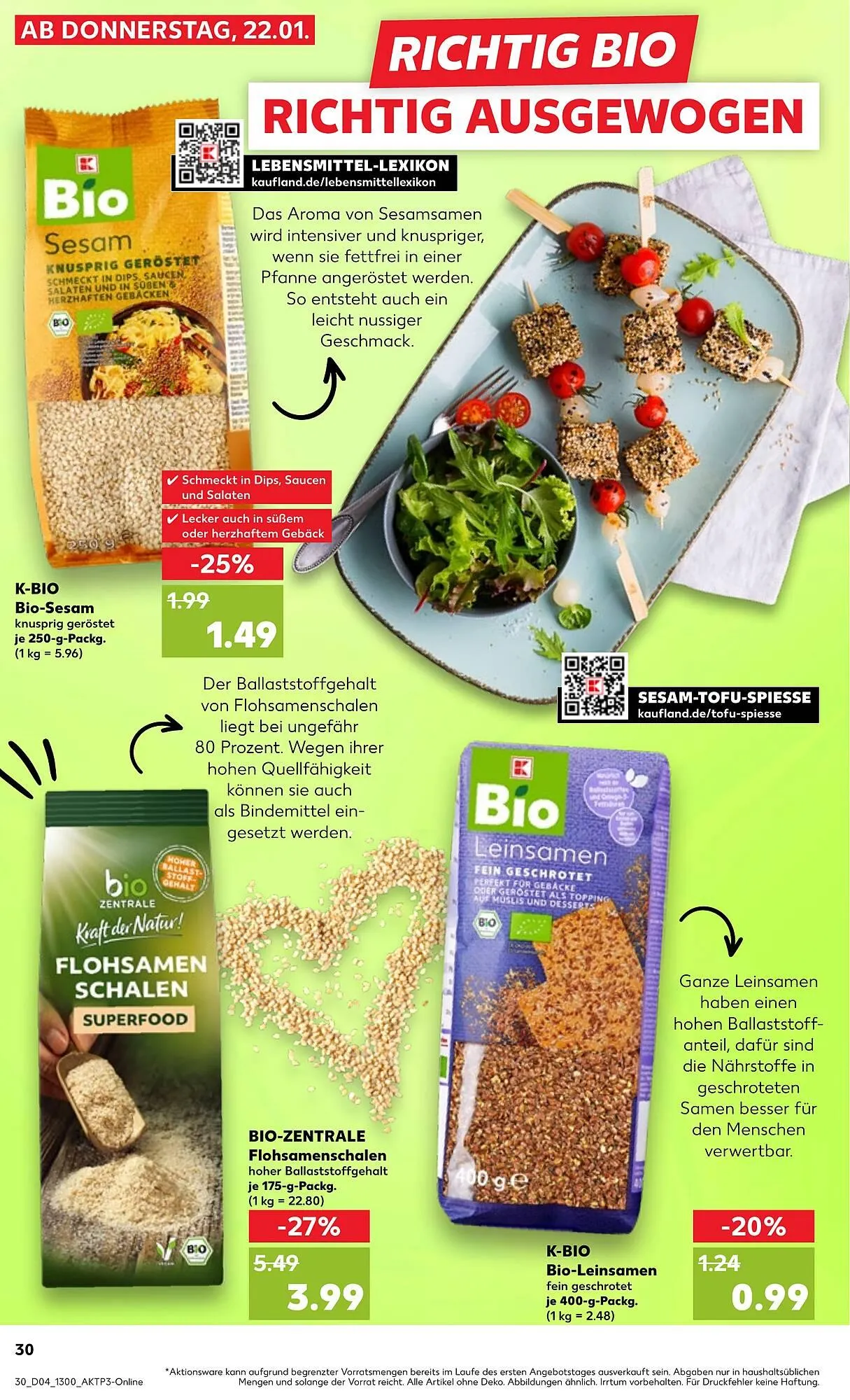 Kaufland Prospekt von 22. Januar bis 28. Januar 2026 - Prospekt seite 30
