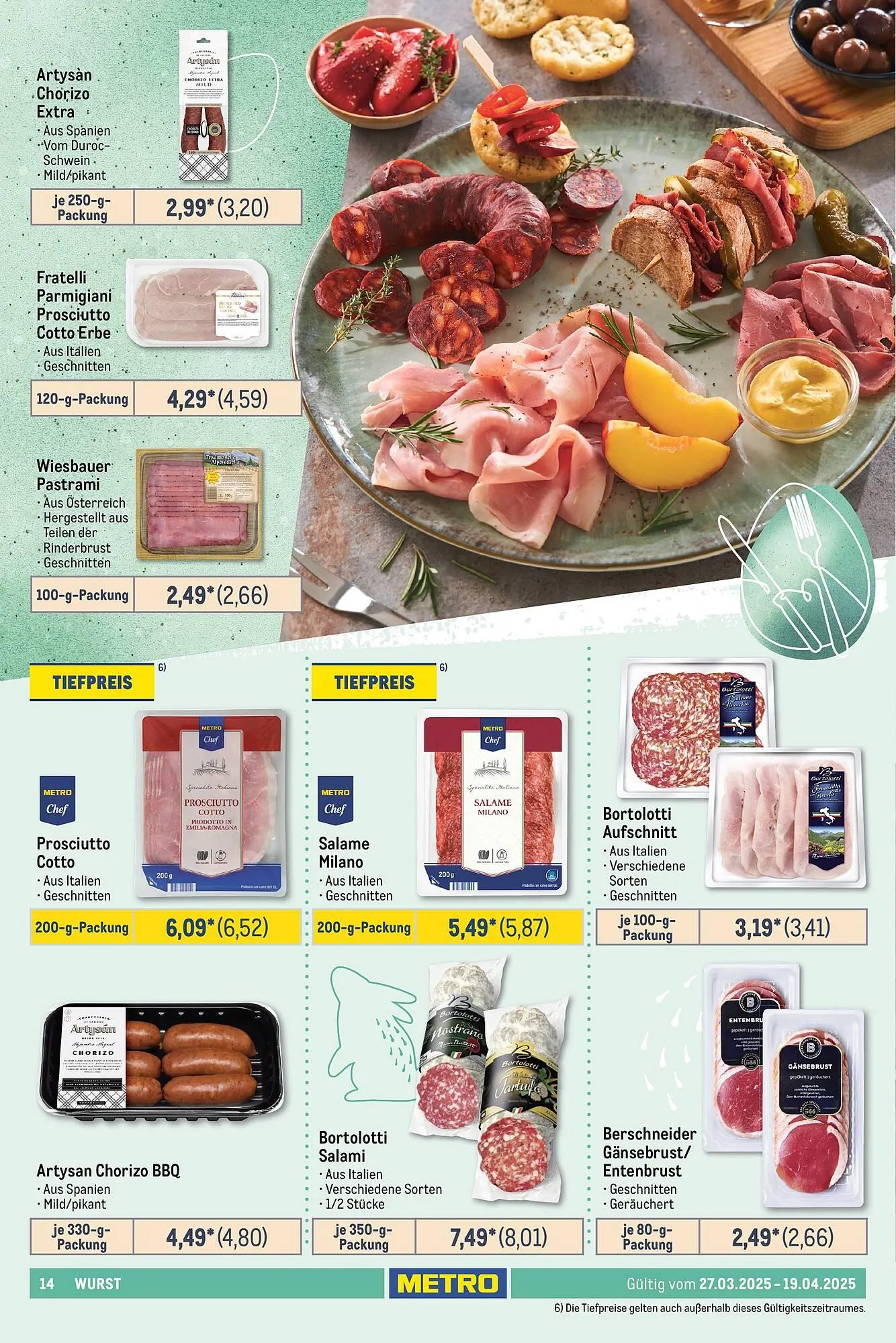 METRO Prospekt von 27. März bis 29. April 2025 - Prospekt seite 14