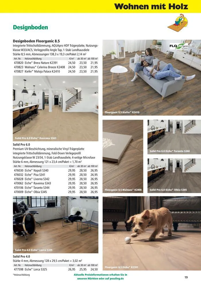 Holz-& Baukatalog 2024/25 von 27. März bis 31. Januar 2025 - Prospekt seite 19