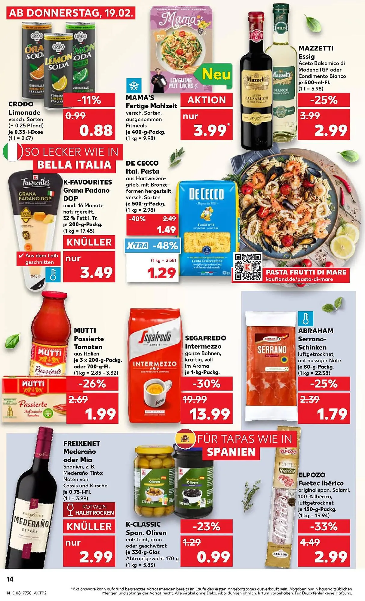 Kaufland Prospekt von 18. Februar bis 25. Februar 2026 - Prospekt seite 22