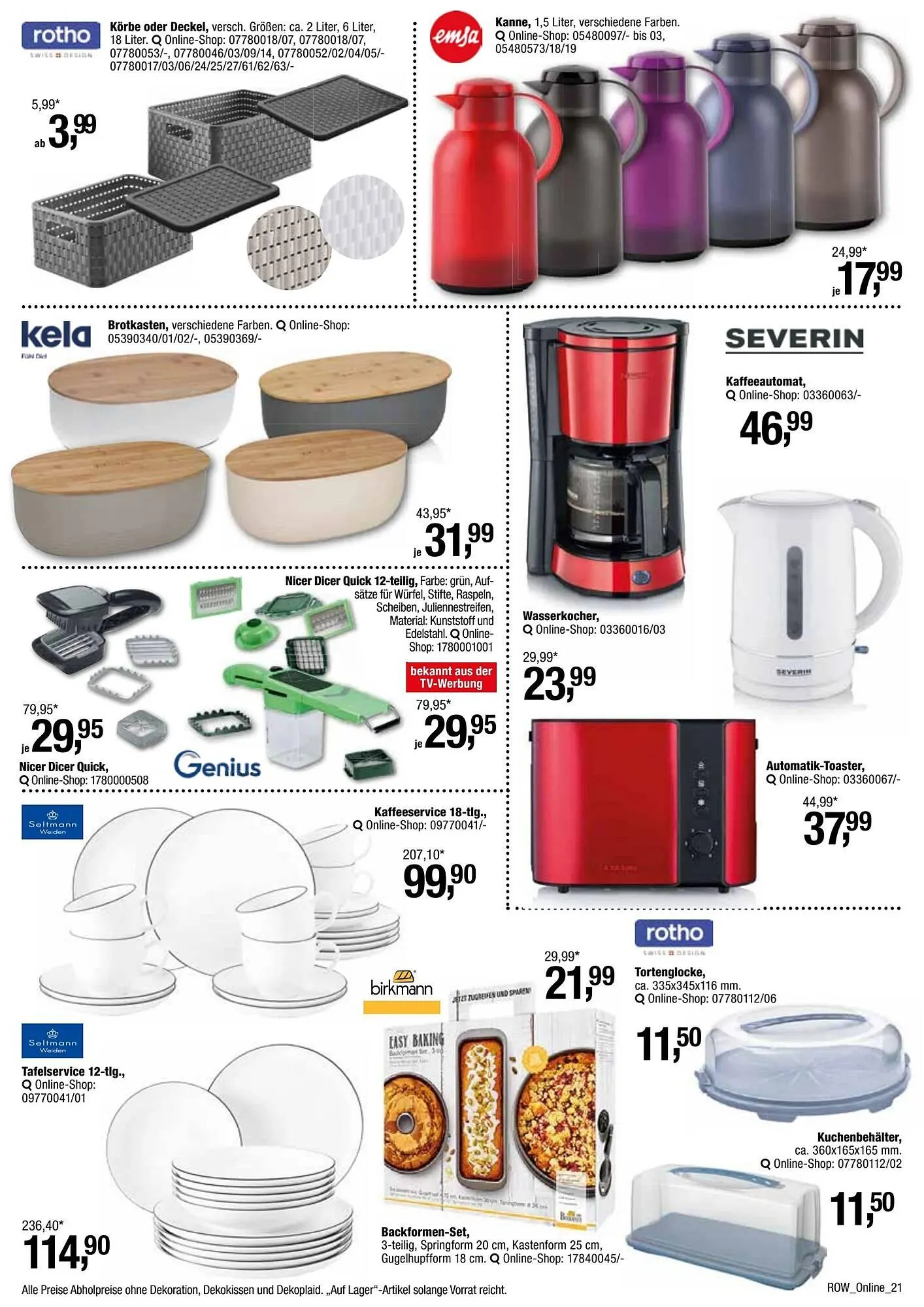 Opti Wohnwelt Prospekt von 23. März bis 27. März 2025 - Prospekt seite 21