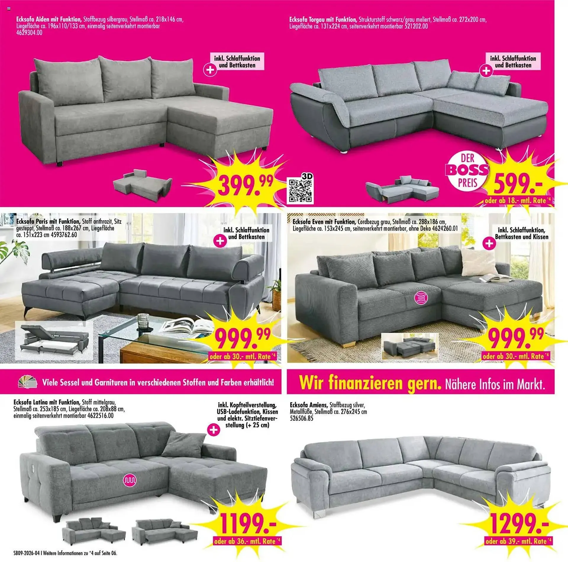 Möbel Boss Prospekt von 21. Februar bis 27. Februar 2026 - Prospekt seite 4