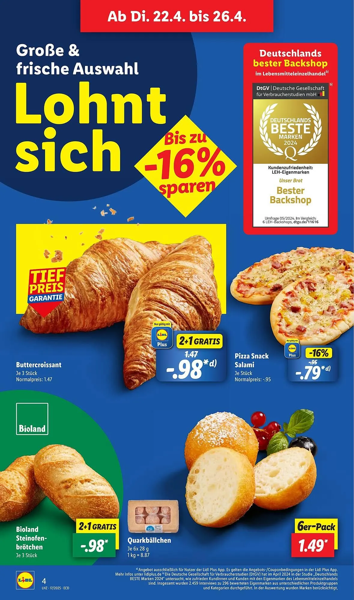 Lidl Prospekt von 22. April bis 26. April 2025 - Prospekt seite 4