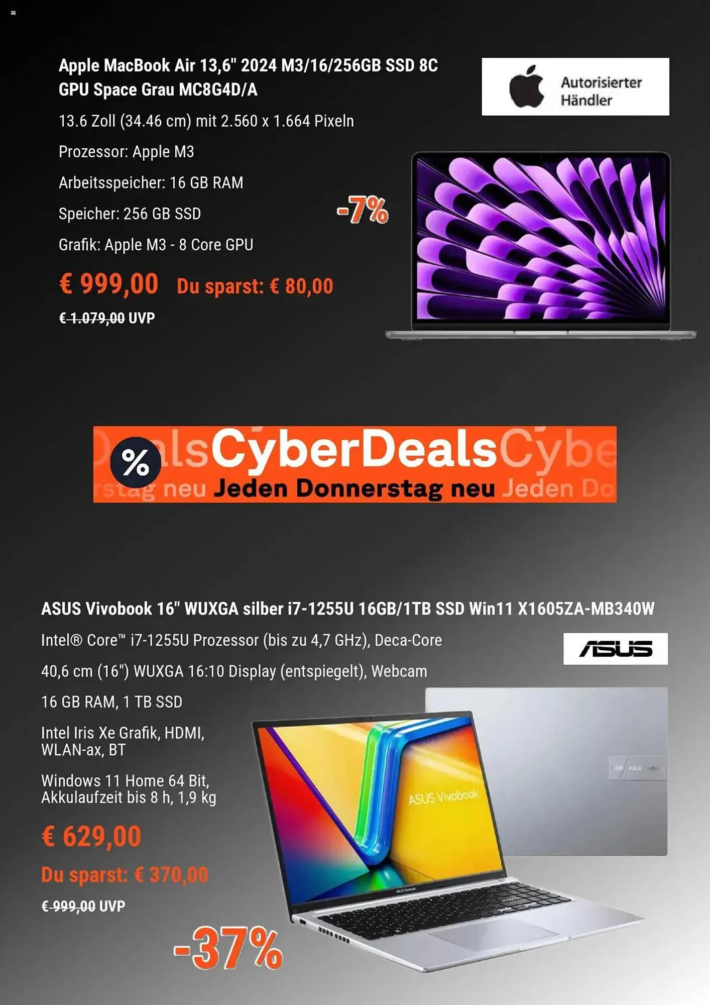 Cyberport Prospekt von 17. April bis 23. April 2025 - Prospekt seite 3