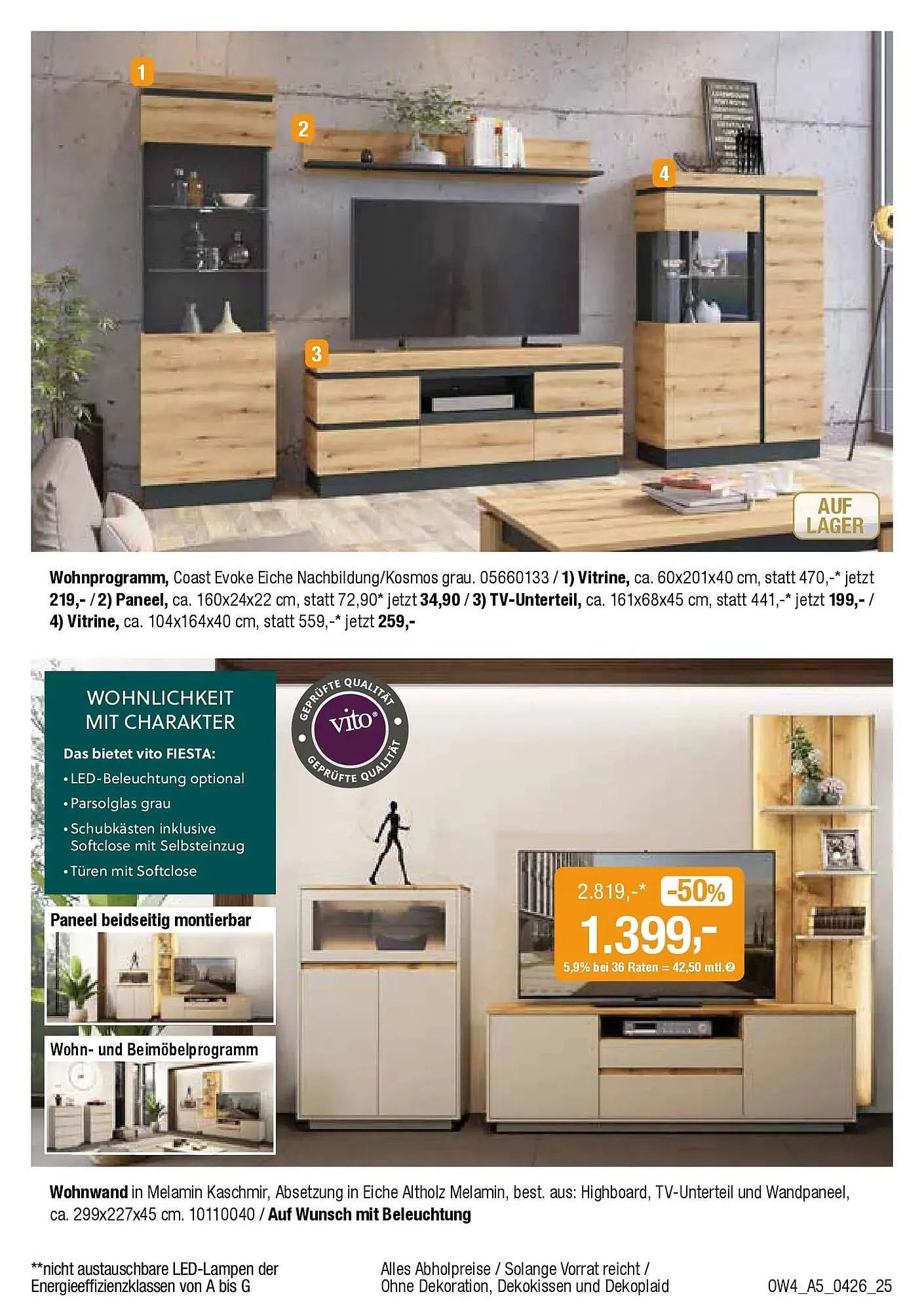 Opti Wohnwelt Prospekt von 1. April bis 18. April 2026 - Prospekt seite 25