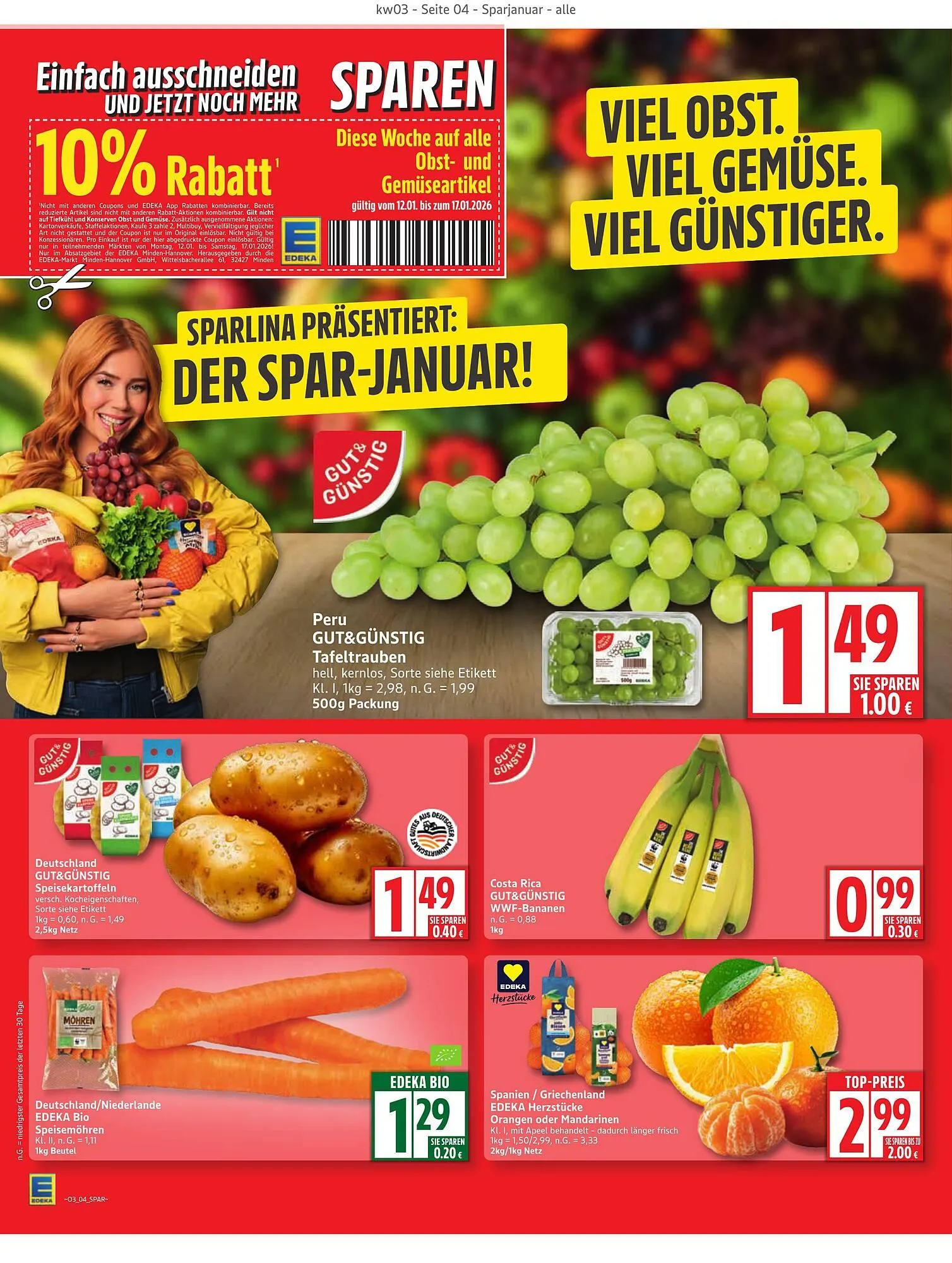 Edeka Prospekt von 12. Januar bis 17. Januar 2026 - Prospekt seite 4