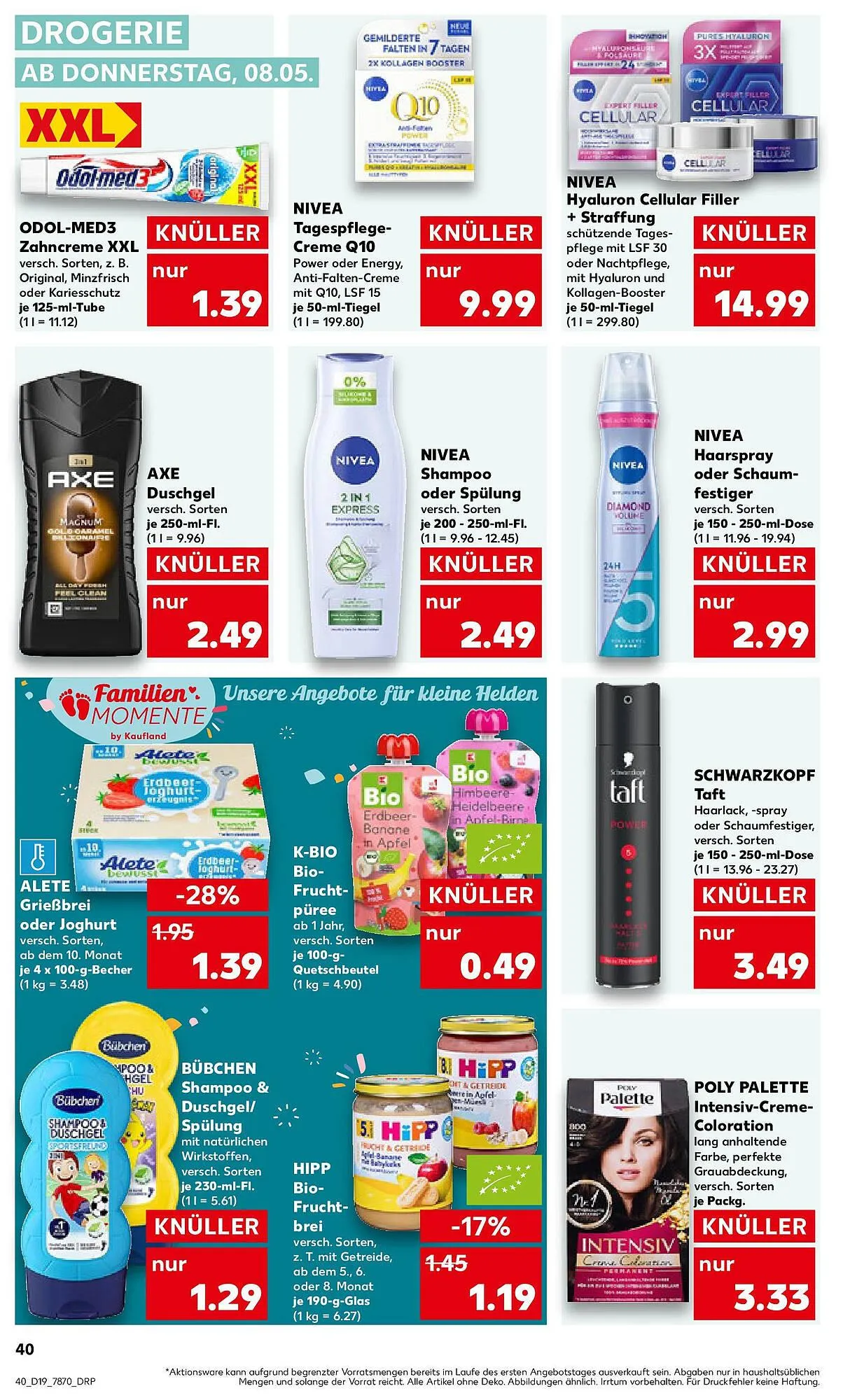 Kaufland Prospekt - Regio-Wochen von 7. Mai bis 14. Mai 2025 - Prospekt seite 40