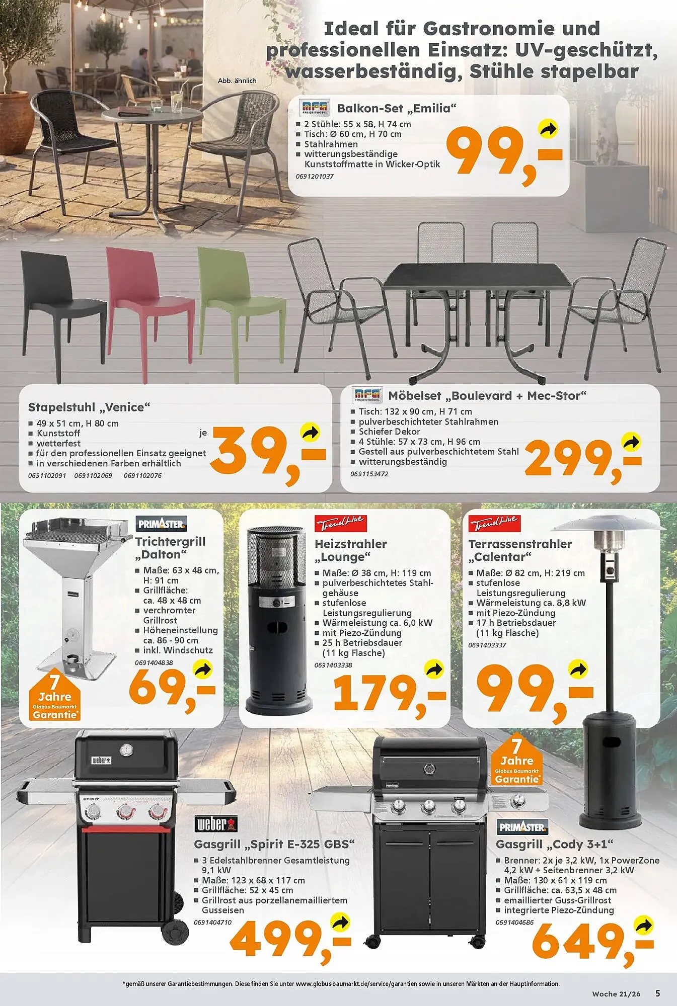 Globus Baumarkt Prospekt von 17. Mai bis 23. Mai 2026 - Prospekt seite 5