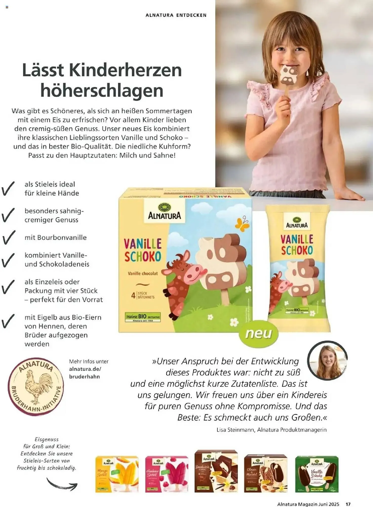 Alnatura Prospekt von 1. Juni bis 30. Juni 2025 - Prospekt seite 17