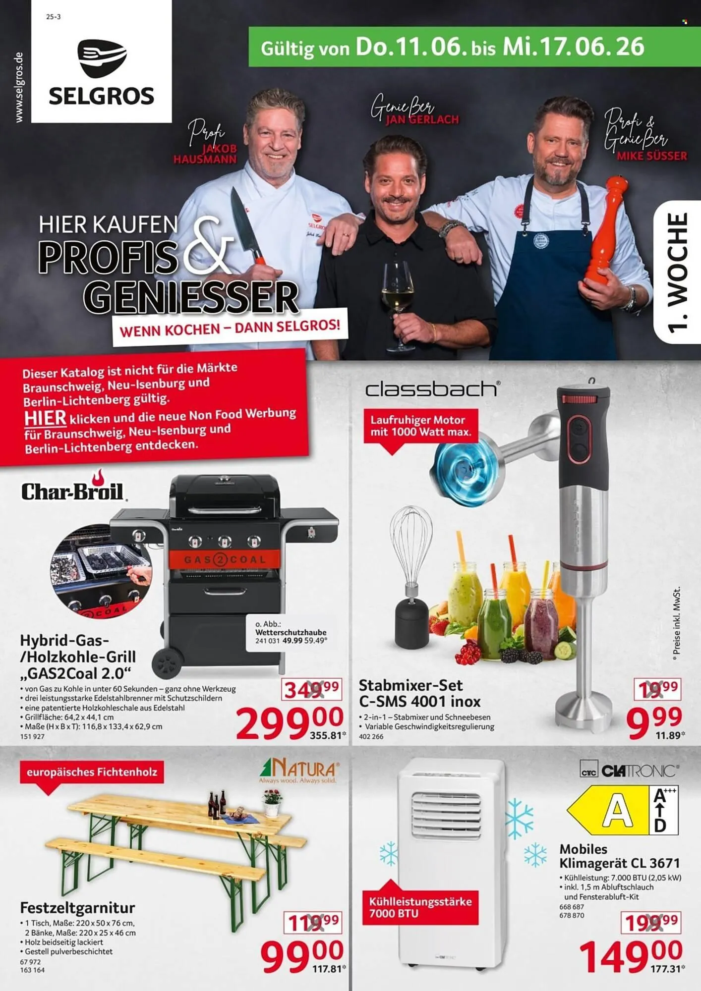 Selgros Prospekt von 11. Juni bis 17. Juni 2026 - Prospekt seite 1