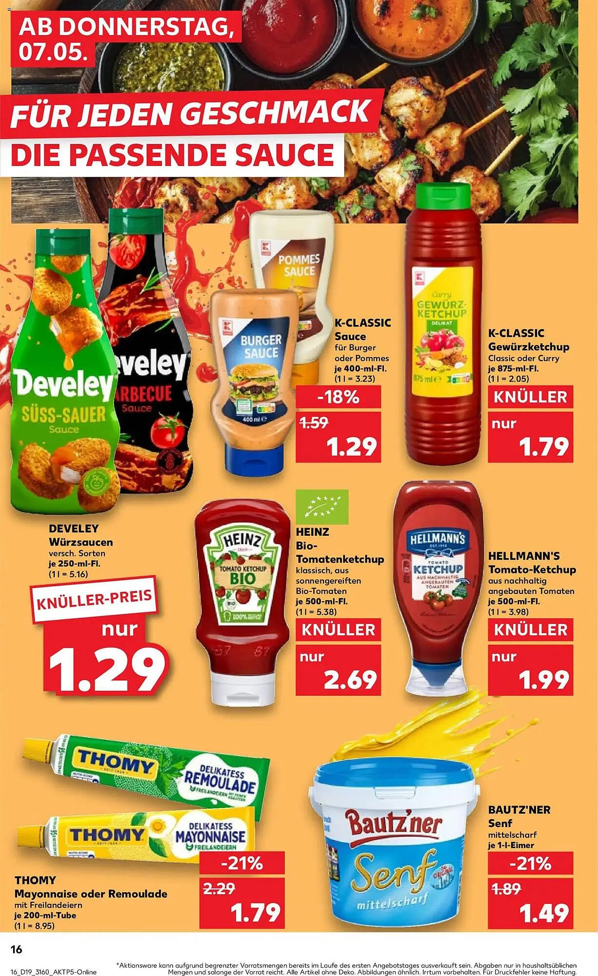 Kaufland Prospekt von 7. Mai bis 13. Mai 2026 - Prospekt seite 16