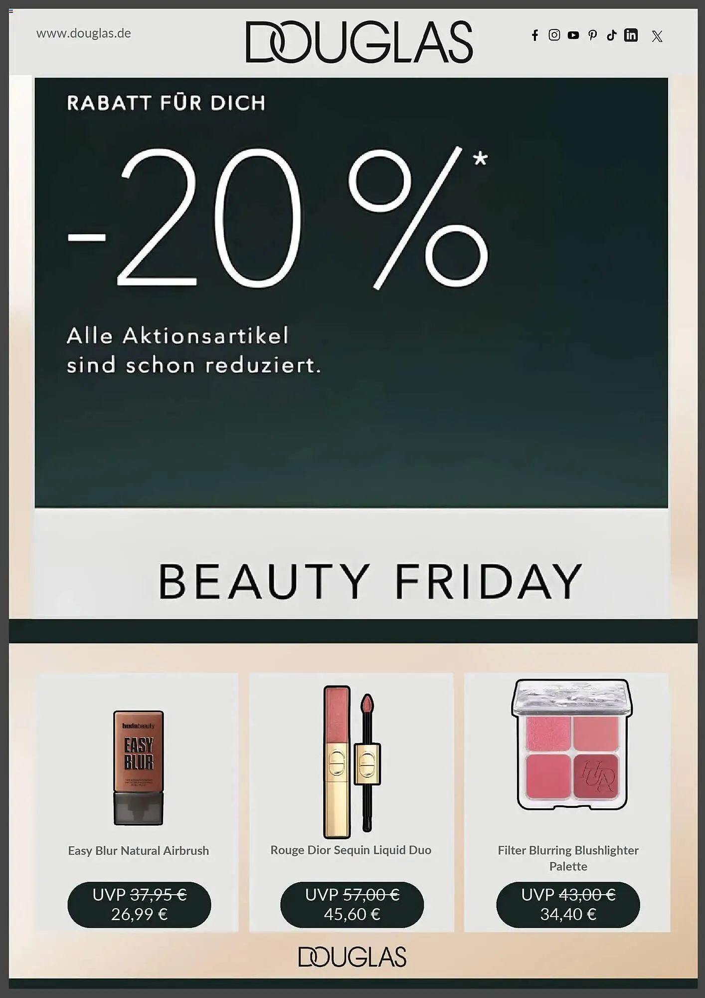 Douglas Prospekt von 17. November bis 1. Dezember 2025 - Prospekt seite 2