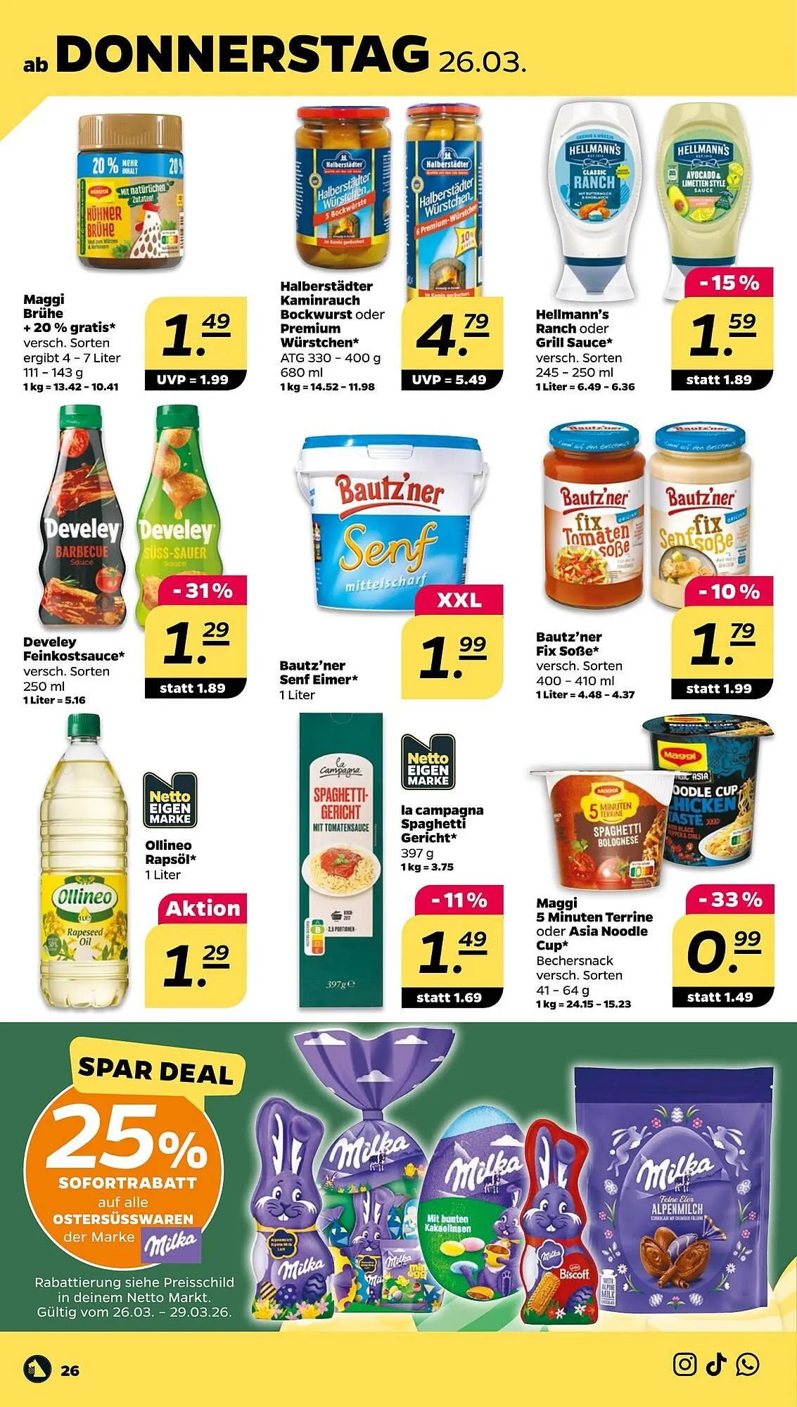 NETTO Prospekt von 23. März bis 28. März 2026 - Prospekt seite 32