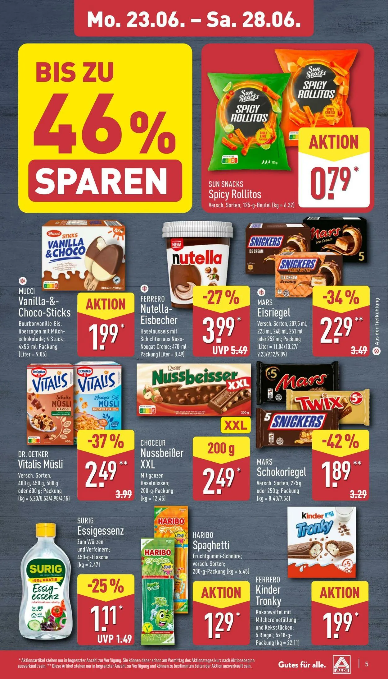 Aldi-Nord von 23. Juni bis 28. Juni 2025 - Prospekt seite 9