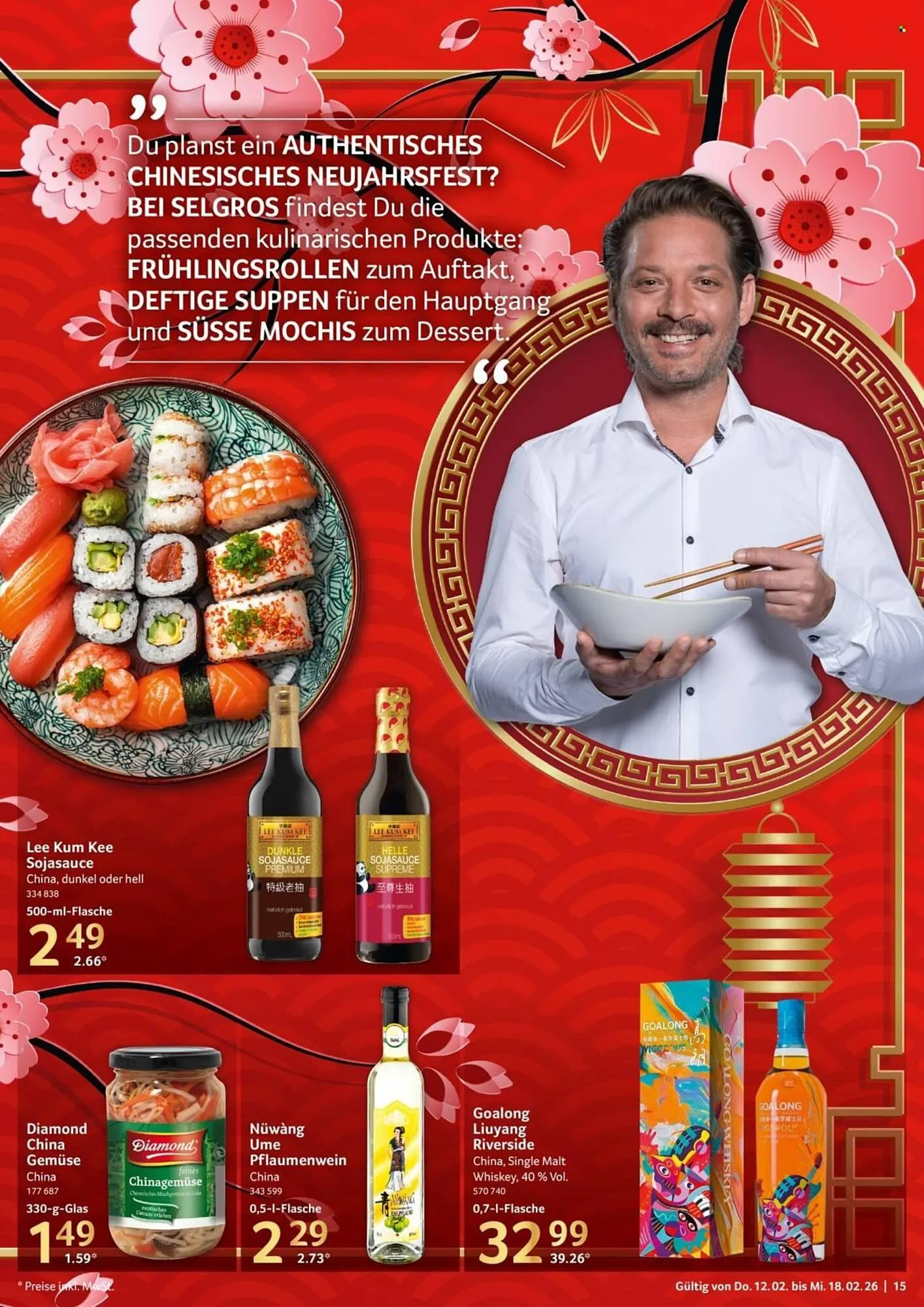 Selgros Prospekt von 12. Februar bis 18. Februar 2026 - Prospekt seite 15