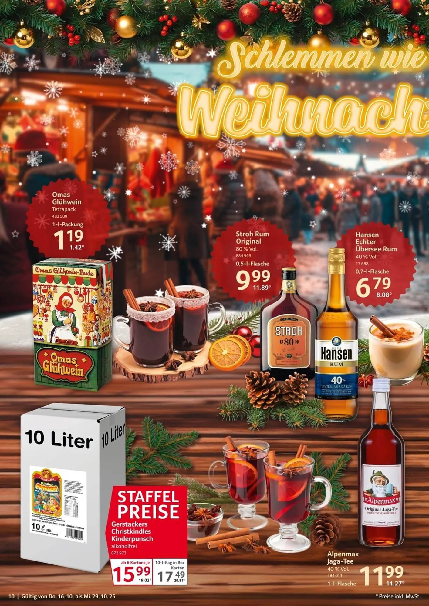 Selgros Prospekt von 16. Oktober bis 29. Oktober 2025 - Prospekt seite 10