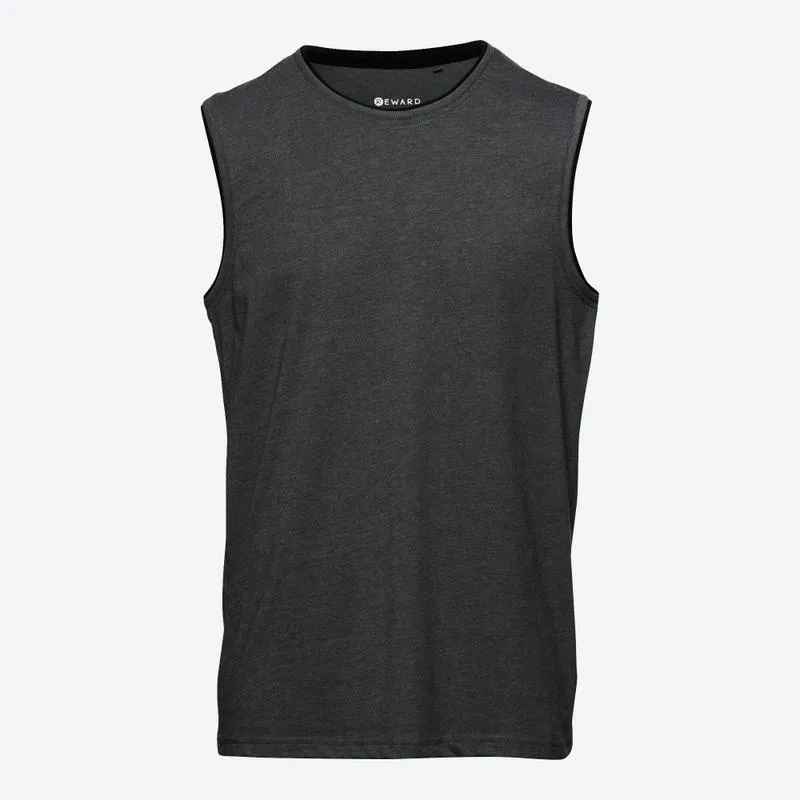 Herren-Muskelshirt in Melange