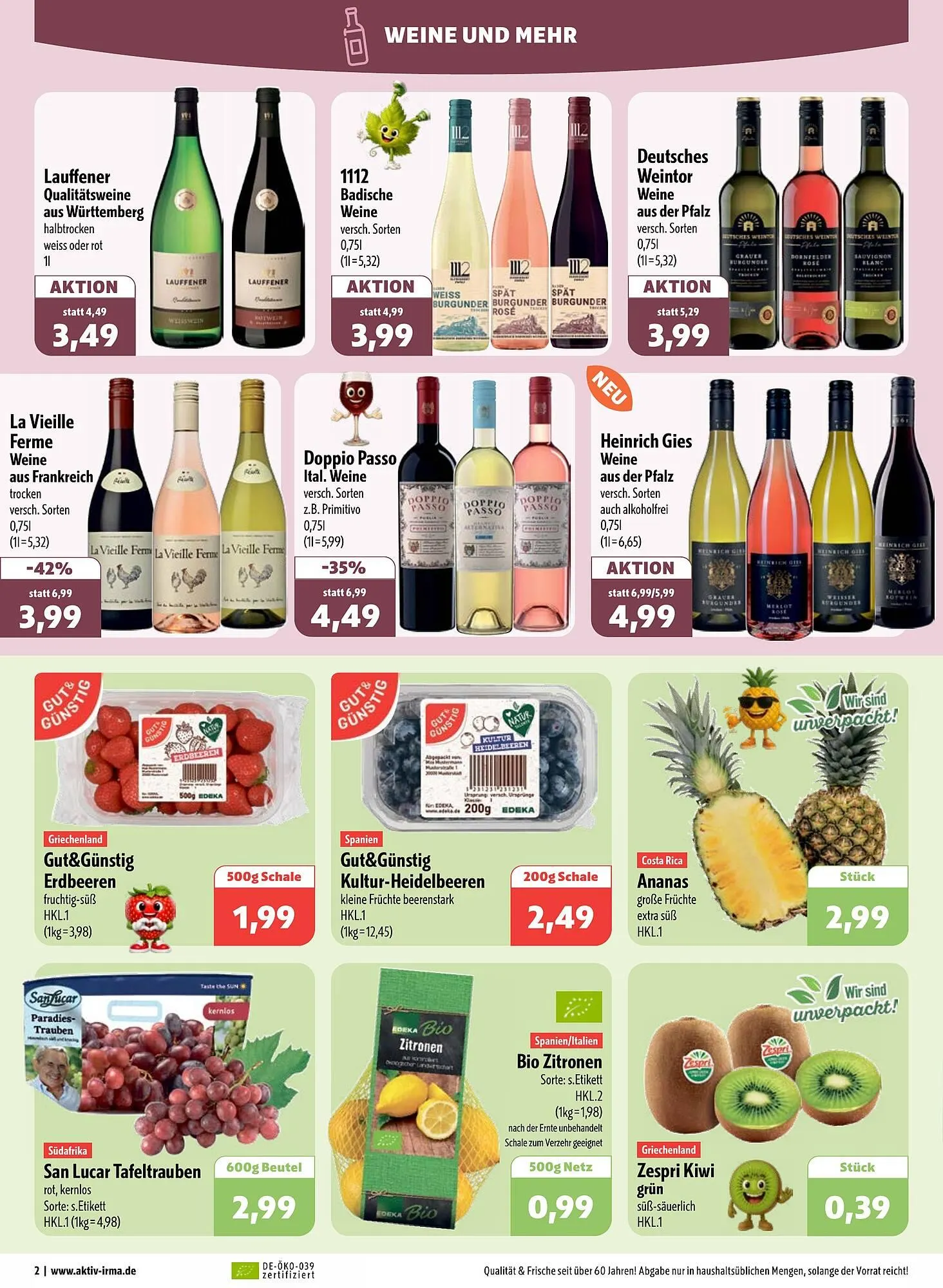 Aktiv Irma Prospekt von 30. März bis 4. April 2026 - Prospekt seite 2