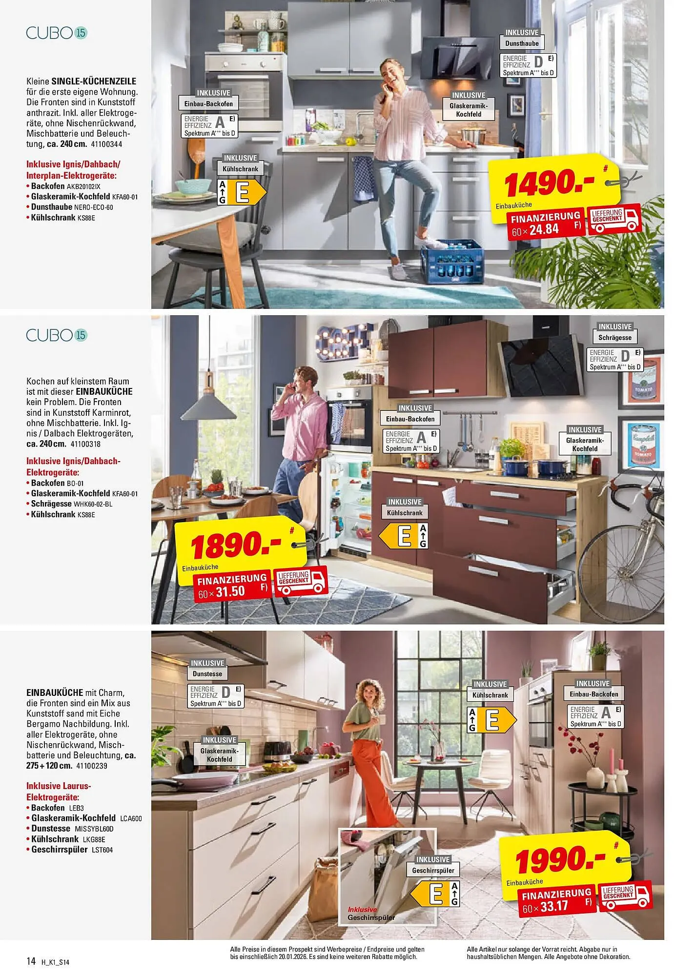 Höffner Prospekt von 23. Dezember bis 20. Januar 2026 - Prospekt seite 14