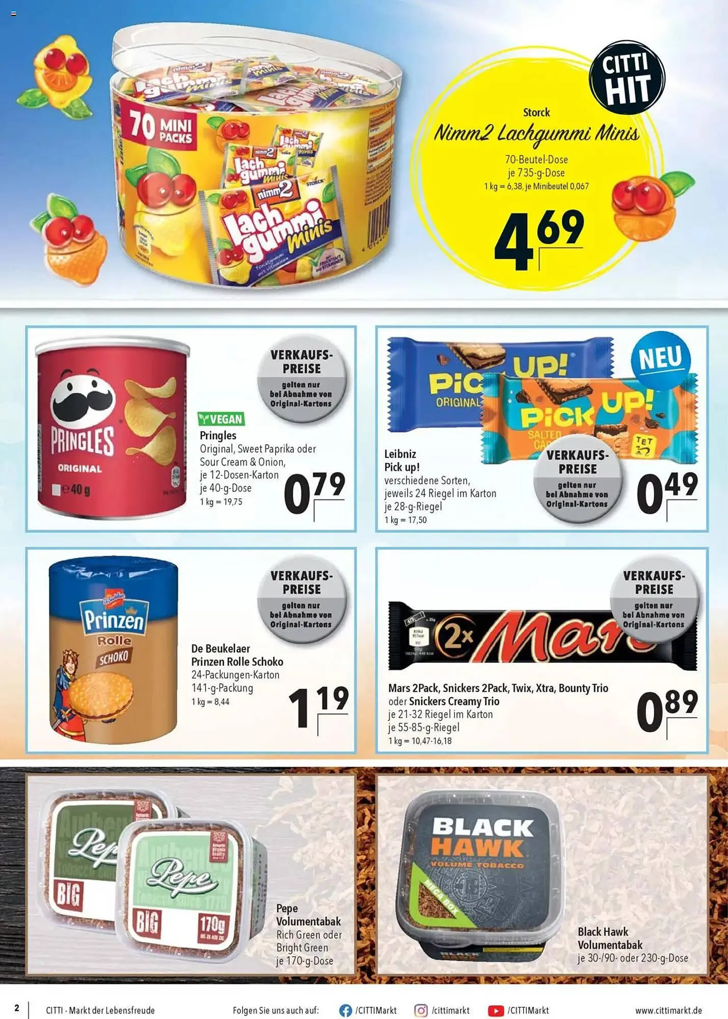 CITTI Markt Prospekt von 4. Juni bis 17. Juni 2025 - Prospekt seite 2