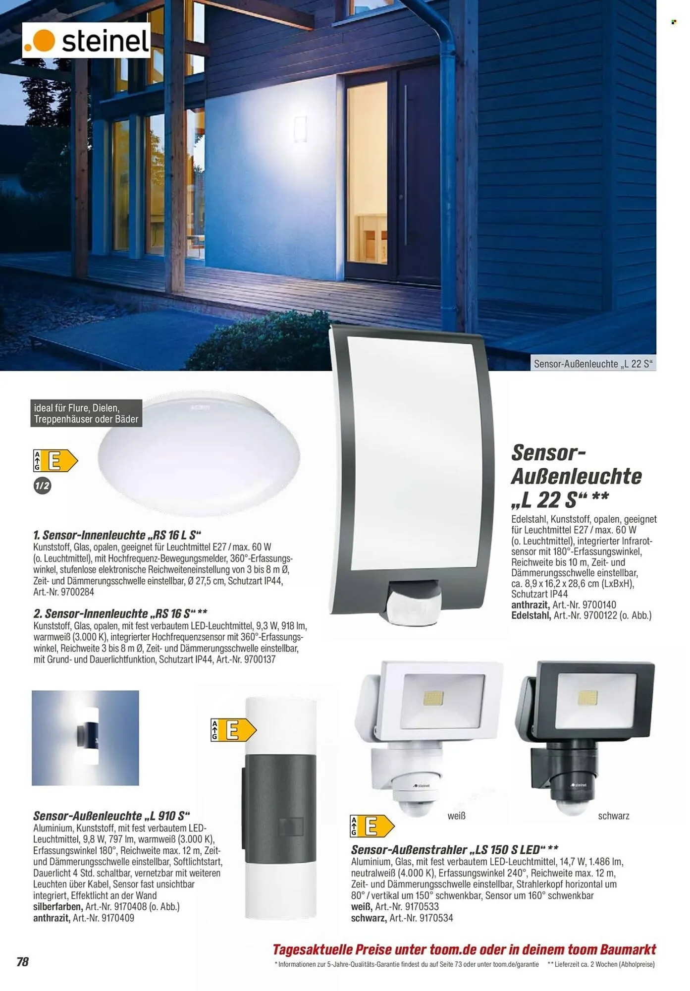 Toom Baumarkt Prospekt von 14. Februar bis 30. April 2026 - Prospekt seite 78