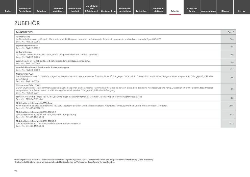 Toyota Aygo X von 3. April bis 3. April 2025 - Prospekt seite 19