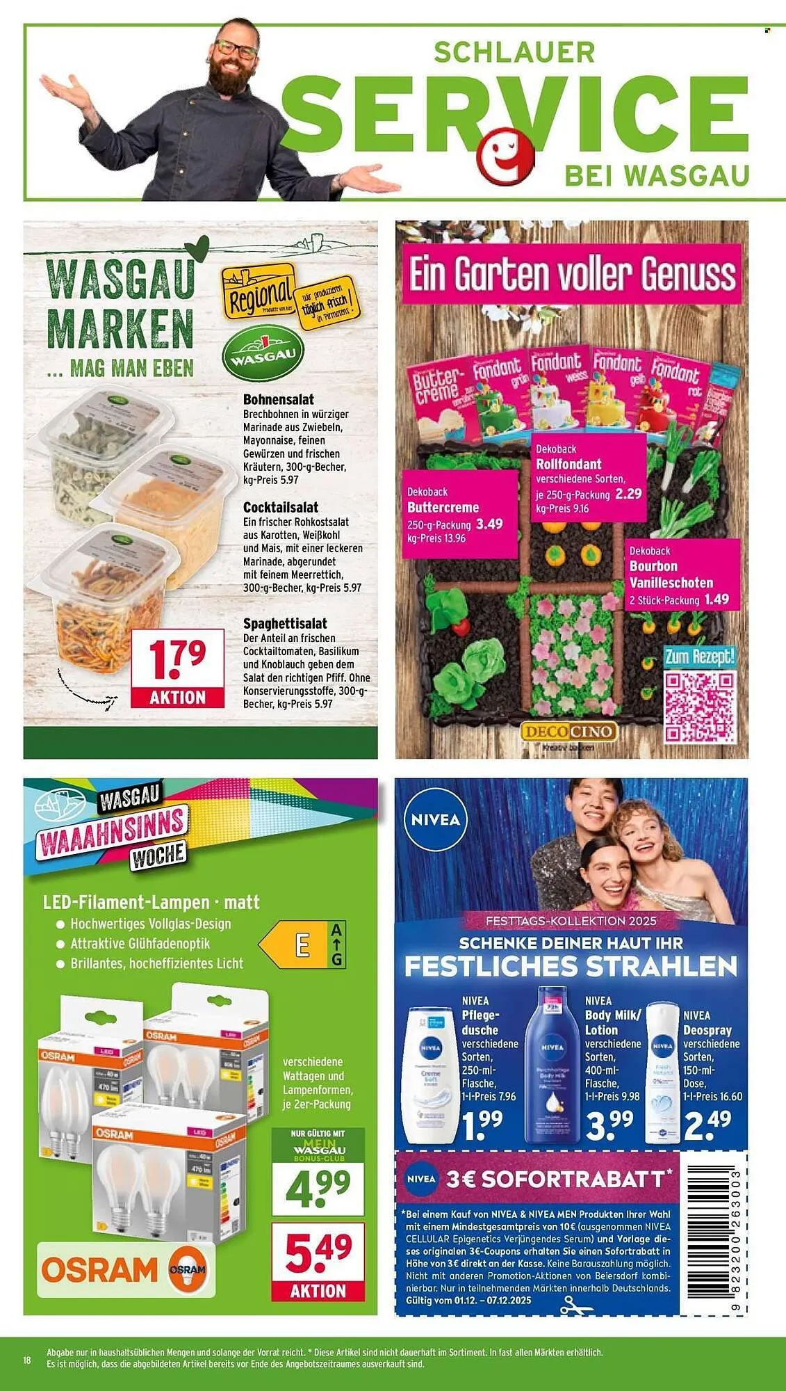 Wasgau Prospekt von 1. Dezember bis 6. Dezember 2025 - Prospekt seite 18
