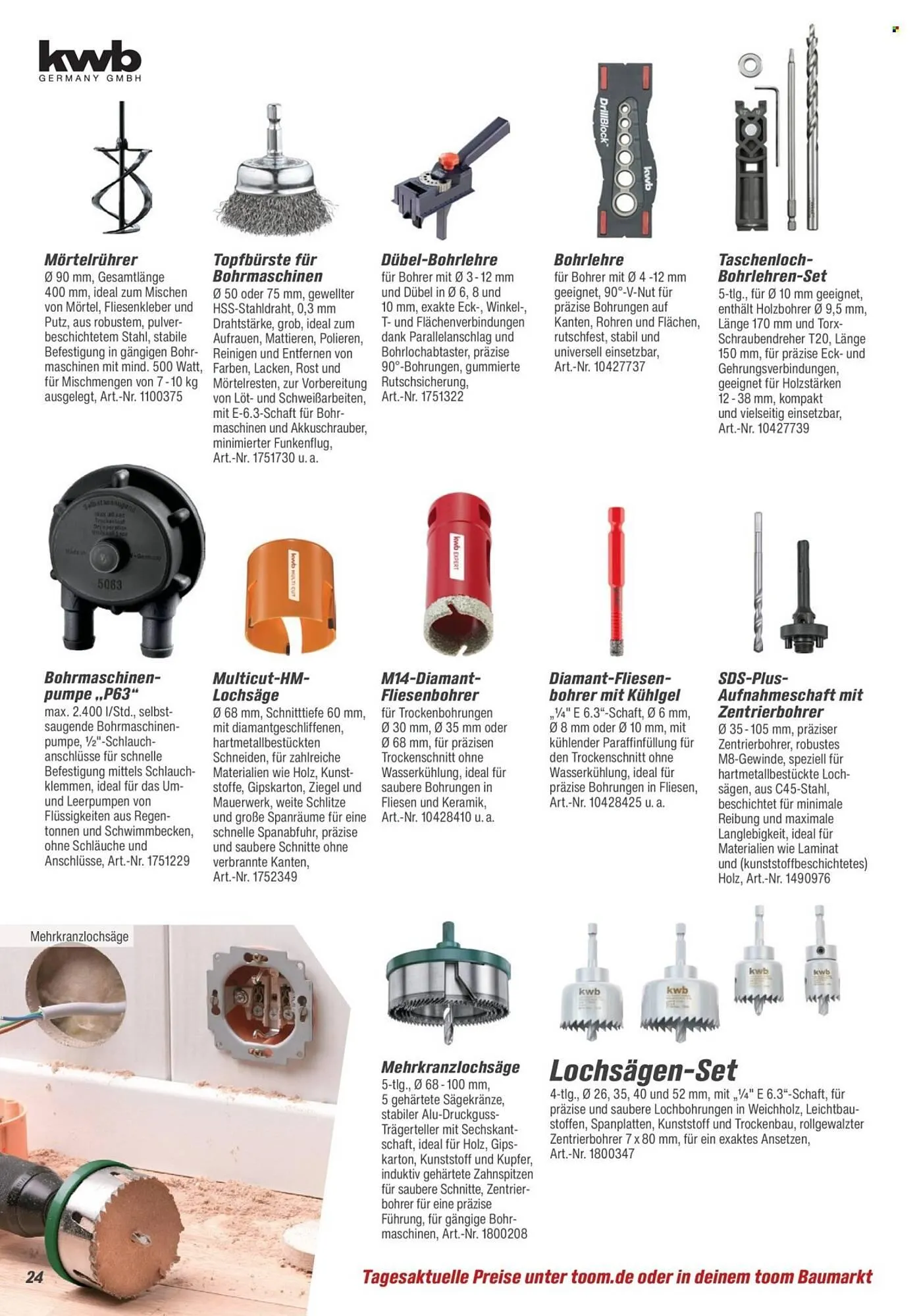 Toom Baumarkt Prospekt von 28. März bis 30. Juni 2026 - Prospekt seite 24