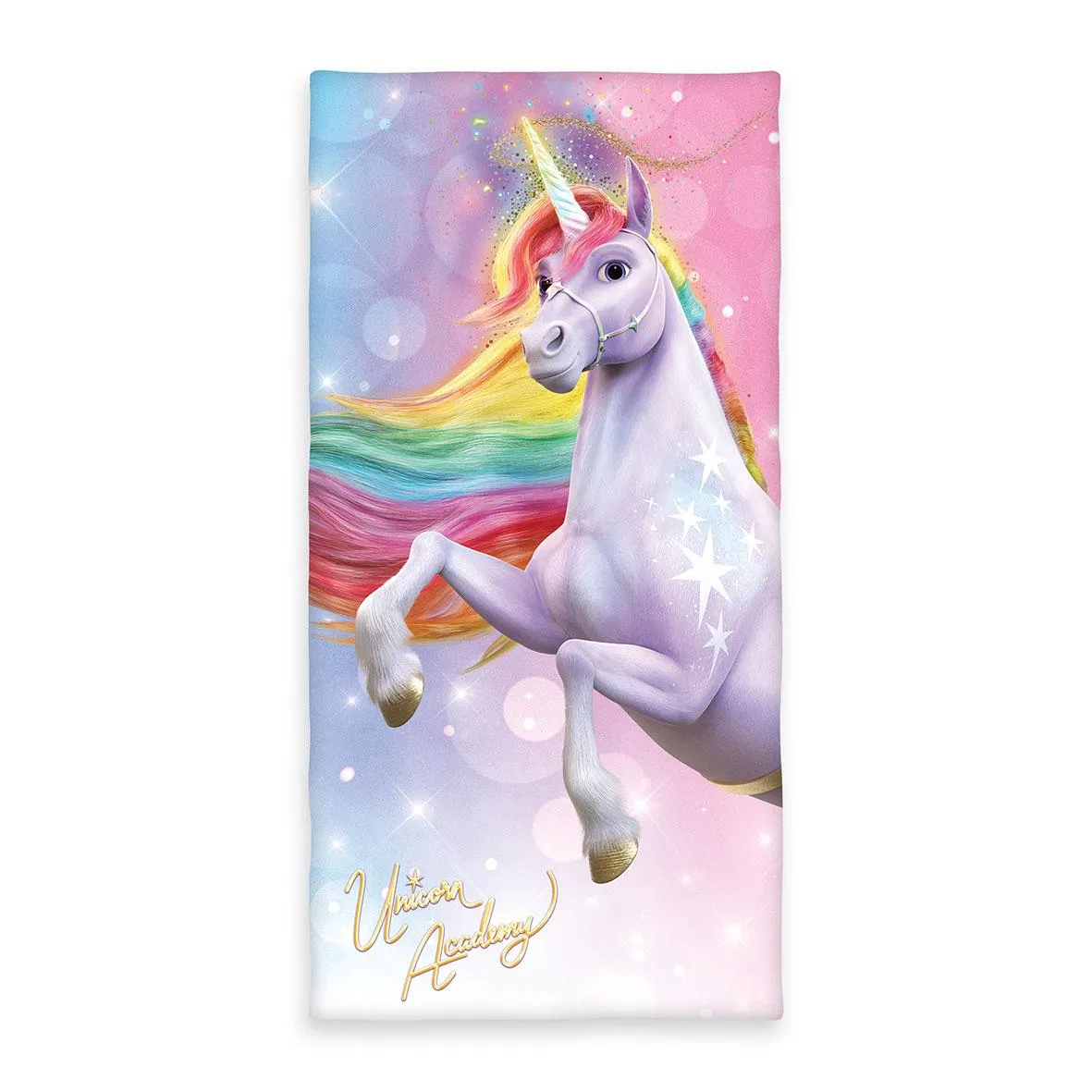 Unicorn Academy Badetuch Größe 75x150 cm