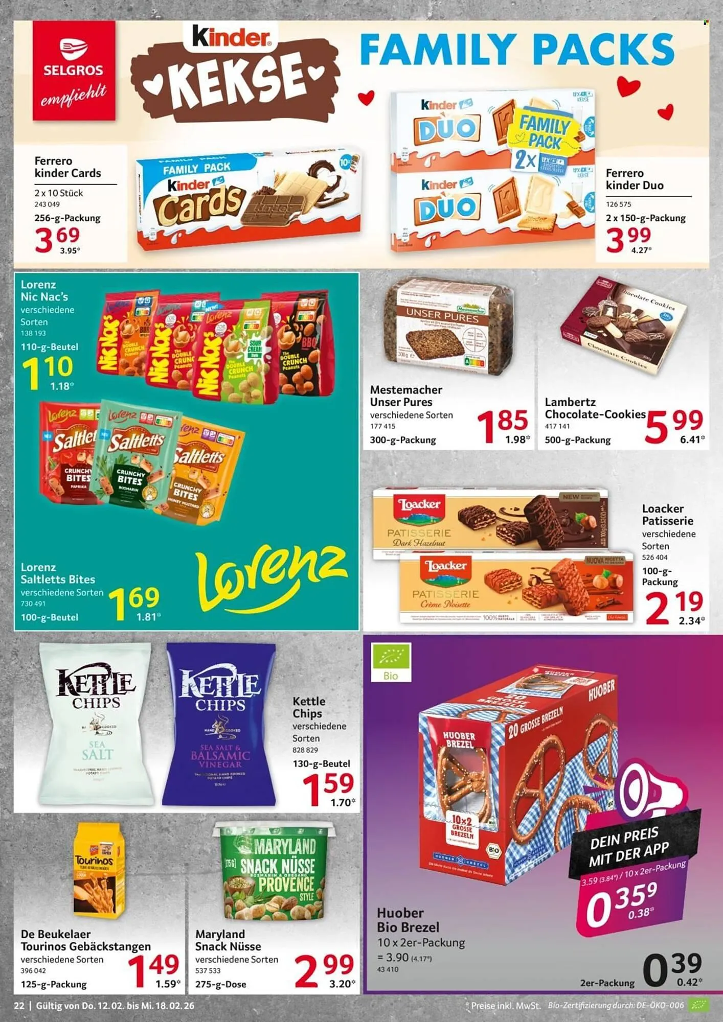 Selgros Prospekt von 12. Februar bis 18. Februar 2026 - Prospekt seite 22