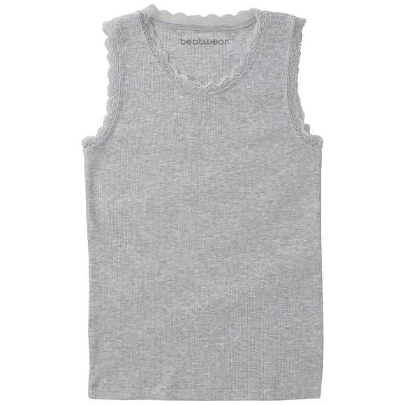 Mädchen Top mit Spitze