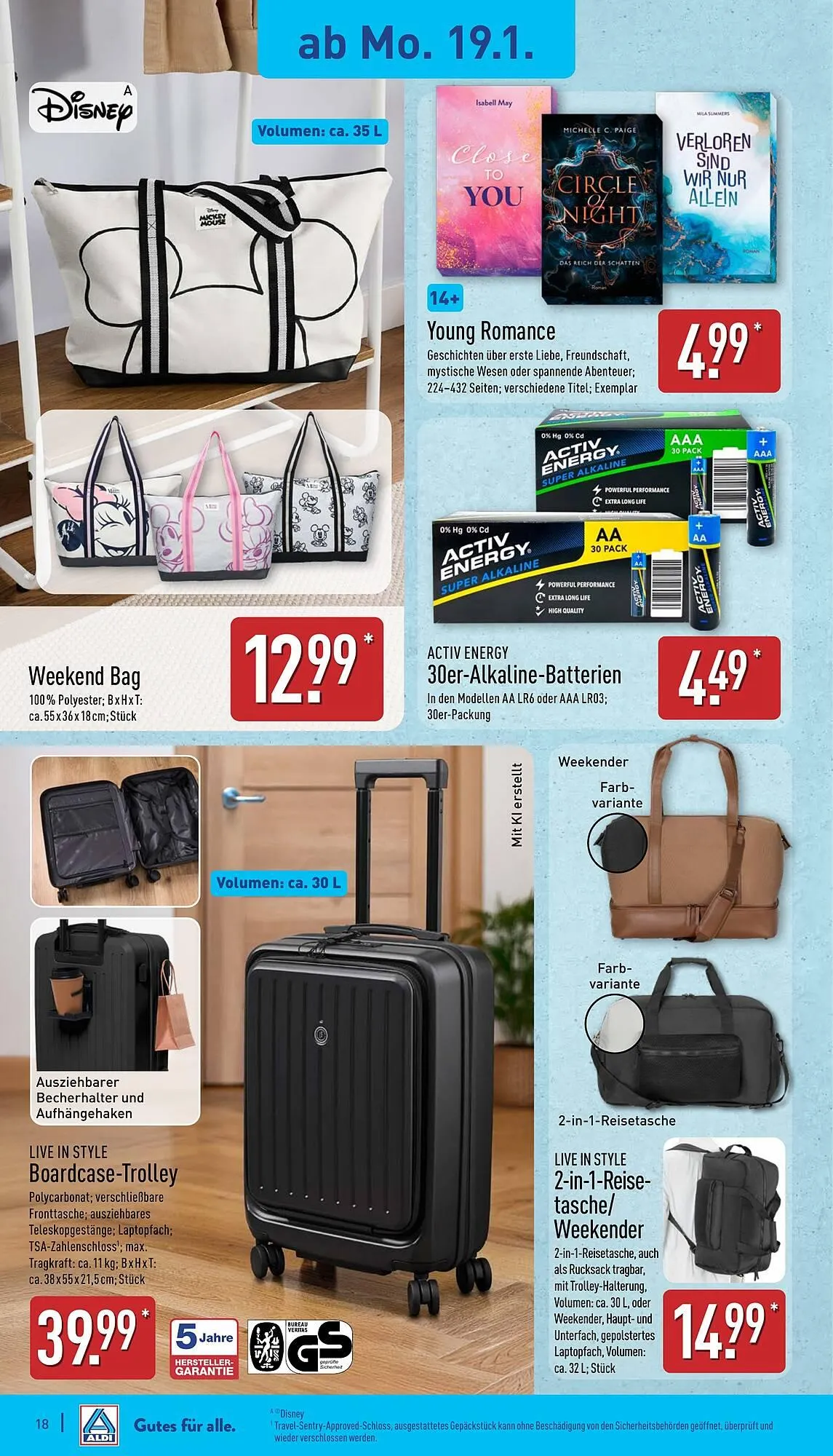 Aldi Nord Prospekt von 19. Januar bis 24. Januar 2026 - Prospekt seite 18