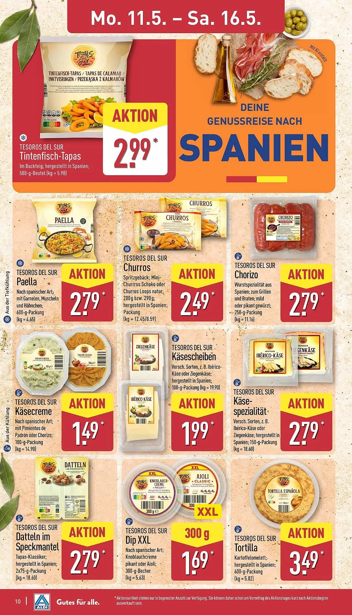 Aldi Nord Prospekt von 11. Mai bis 16. Mai 2026 - Prospekt seite 10