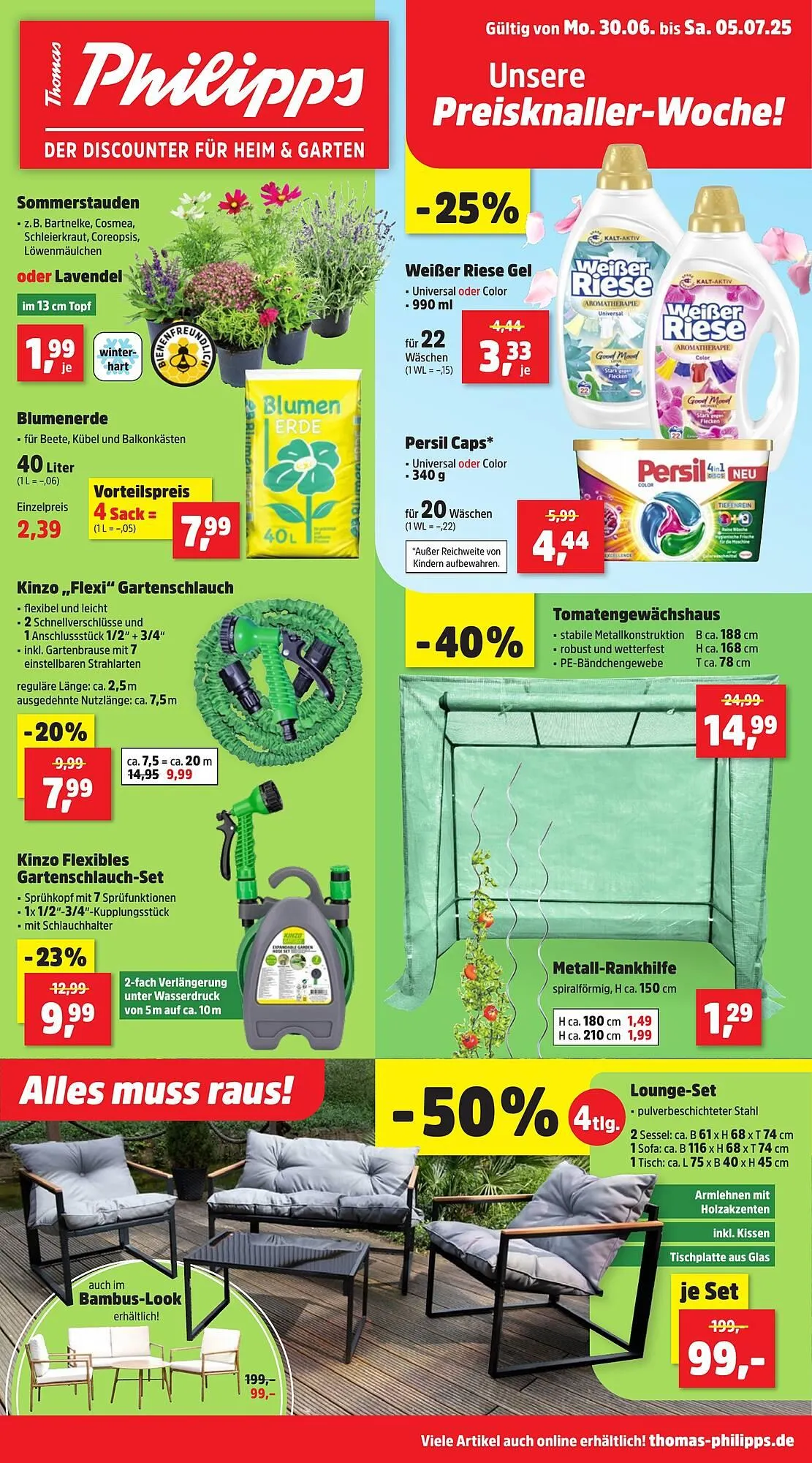 Thomas Philipps Prospekt von 30. Juni bis 5. Juli 2025 - Prospekt seite 1