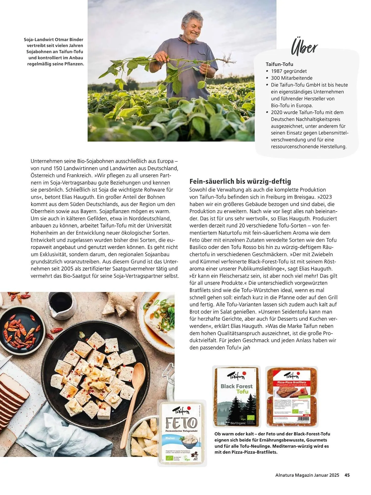 Alnatura Prospekt von 8. Januar bis 1. Februar 2025 - Prospekt seite 45