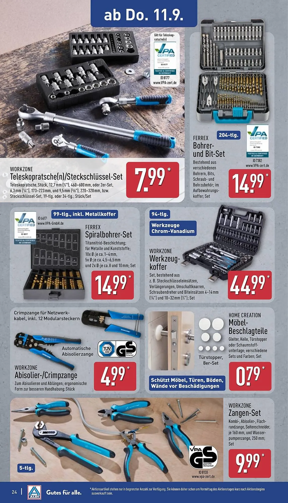 Aldi Nord Prospekt von 8. September bis 13. September 2025 - Prospekt seite 28