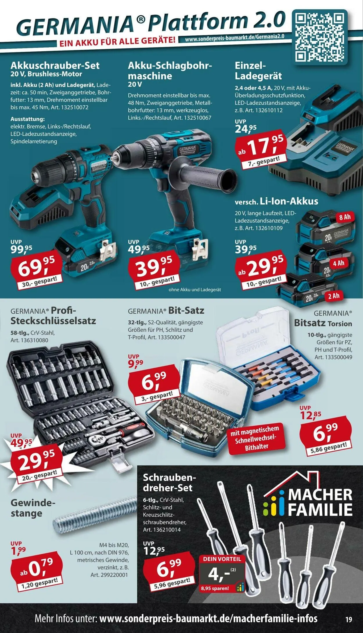 Sonderpreis Baumarkt Aktueller Prospekt von 20. Dezember bis 3. Januar 2026 - Prospekt seite 19