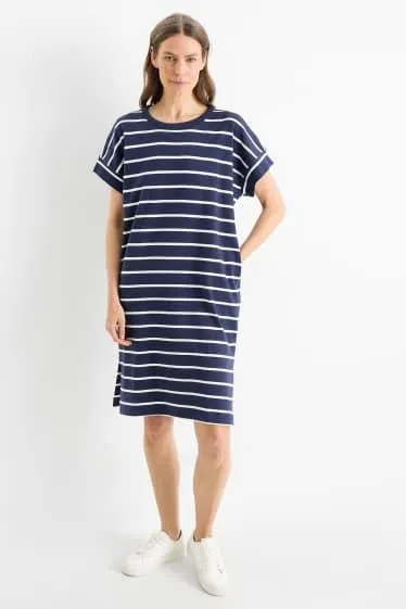 T-shirt dress - striped